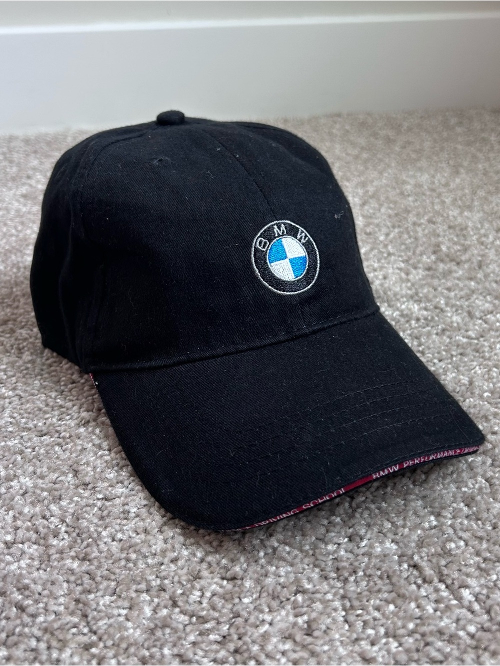 BMW Performance Driving School Baseball Cap SC Palmetto Side Logo Adjustable